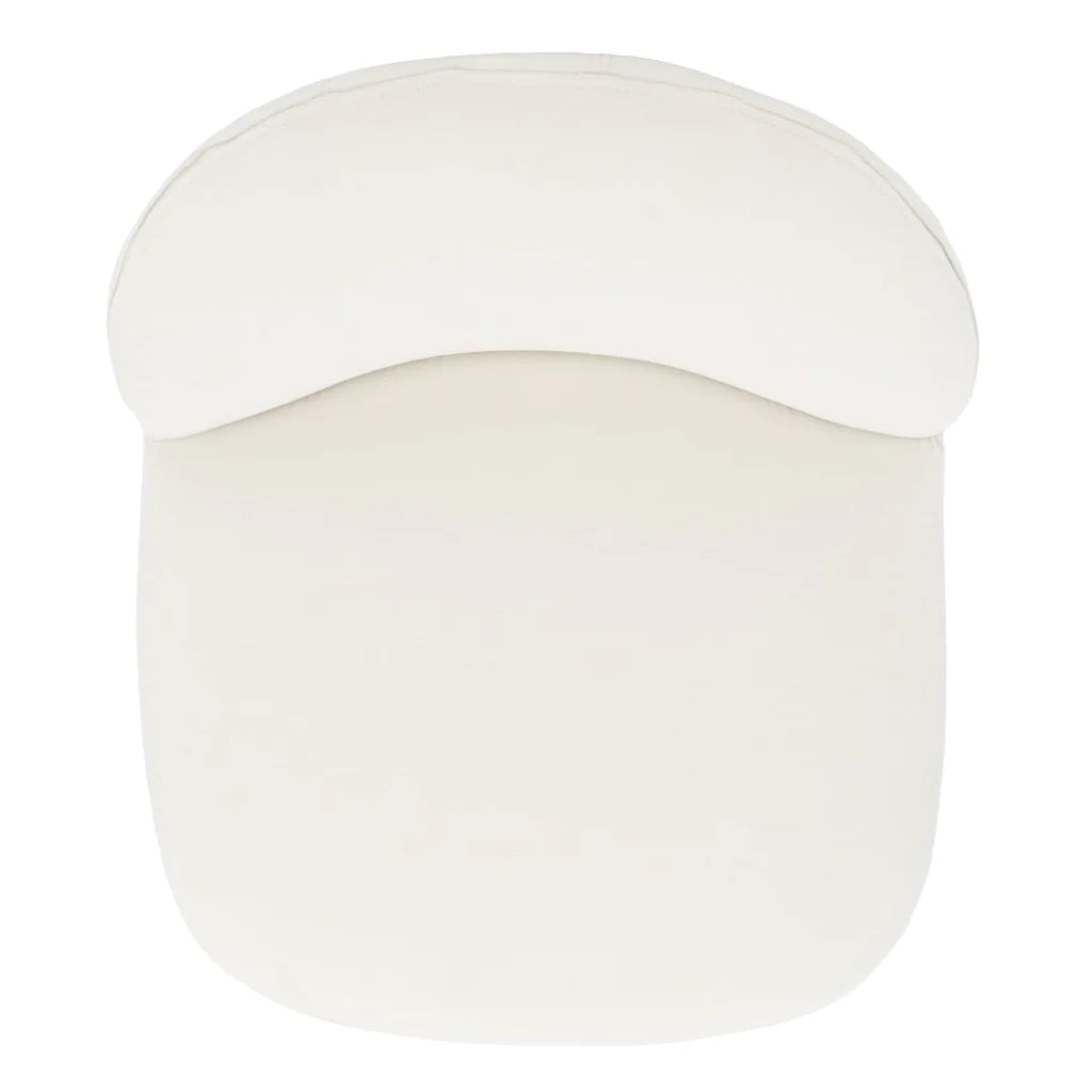 Safavieh Brax Petite Slipper Chair - Cream | Accent Chairs | Modishstore - 4