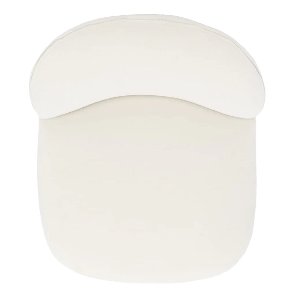 Safavieh Brax Petite Slipper Chair - Cream | Accent Chairs | Modishstore - 4