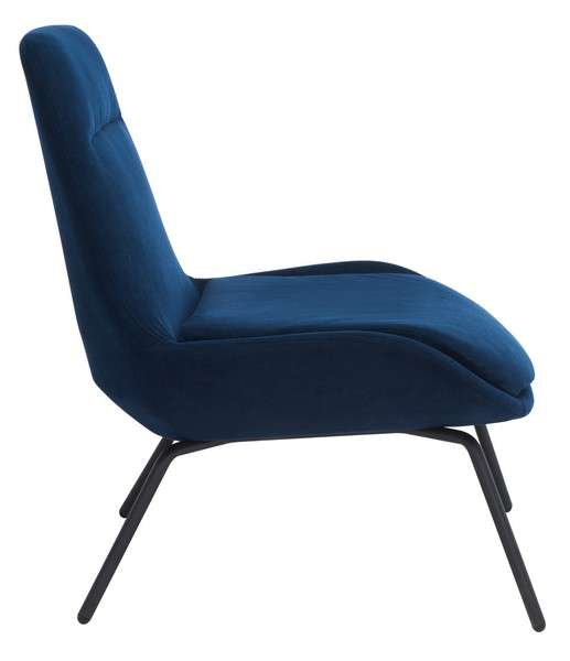 Safavieh Bridger Accent Chair - Navy | Accent Chairs | Modishstore - 3