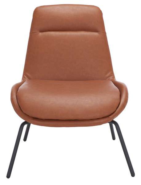 Safavieh Bridger Accent Chair - Cognac | Accent Chairs | Modishstore - 2