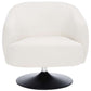 Safavieh Ezro Upholstered Accent Chair - Cream | Accent Chairs | Modishstore - 2