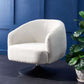 Safavieh Ezro Upholstered Accent Chair - Cream | Accent Chairs | Modishstore