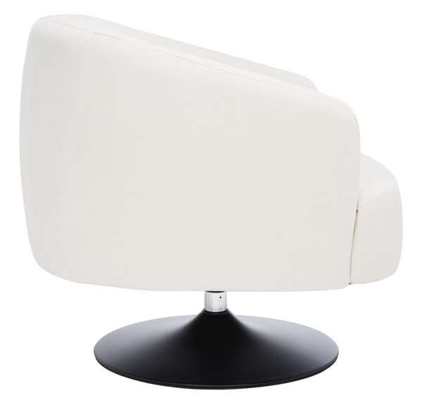 Safavieh Ezro Upholstered Accent Chair - Cream | Accent Chairs | Modishstore - 3