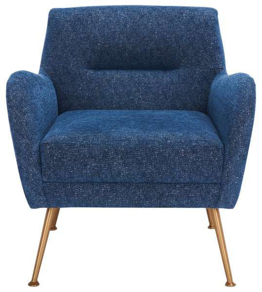 Safavieh Tilbrook Arm Chair - Navy | Armchairs | Modishstore