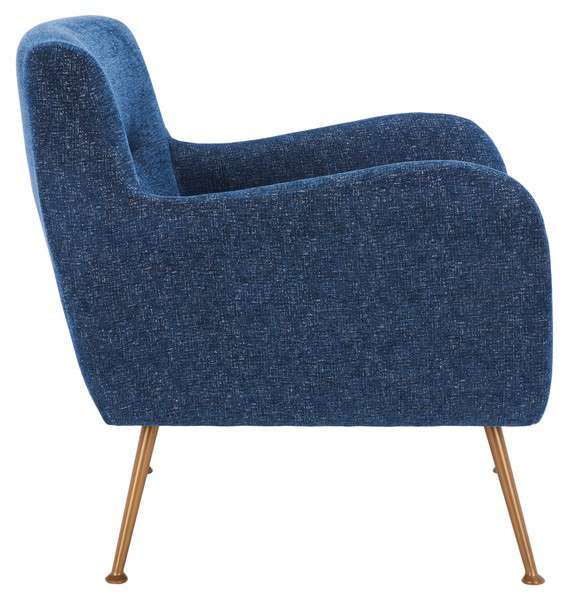 Safavieh Tilbrook Arm Chair - Navy | Armchairs | Modishstore - 2