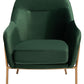 Safavieh Eleazer Velvet Accent Chair | Accent Chairs | Modishstore - 1
