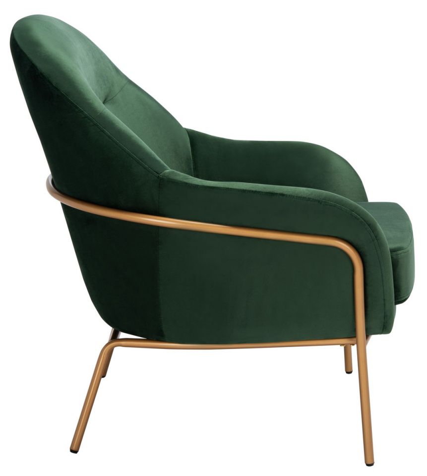 Safavieh Eleazer Velvet Accent Chair | Accent Chairs | Modishstore - 3
