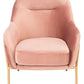 Safavieh Eleazer Velvet Accent Chair | Accent Chairs |  Modishstore  - 5