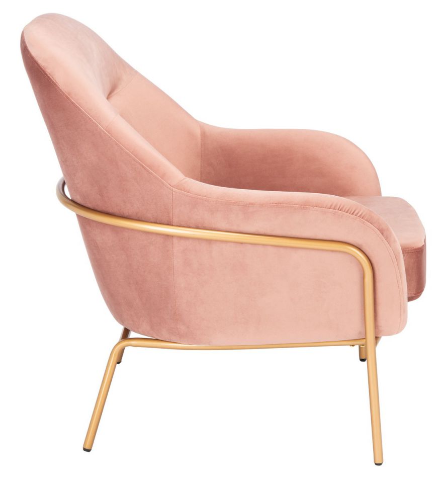 Safavieh Eleazer Velvet Accent Chair | Accent Chairs | Modishstore - 7