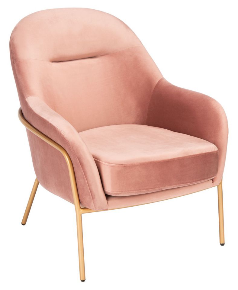 Safavieh Eleazer Velvet Accent Chair | Accent Chairs | Modishstore - 8