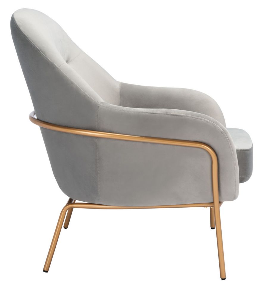 Safavieh Eleazer Velvet Accent Chair | Accent Chairs | Modishstore - 11