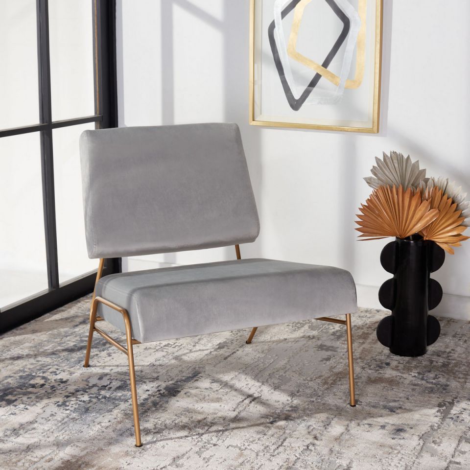 Safavieh Romilly Velvet Accent Chair | Accent Chairs | Modishstore - 2