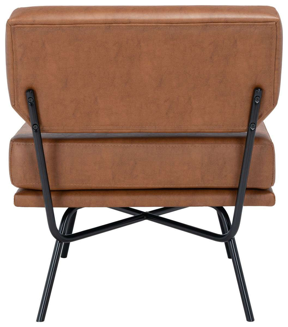 Safavieh Kermit Accent Chair - Cognac | Accent Chairs | Modishstore - 3