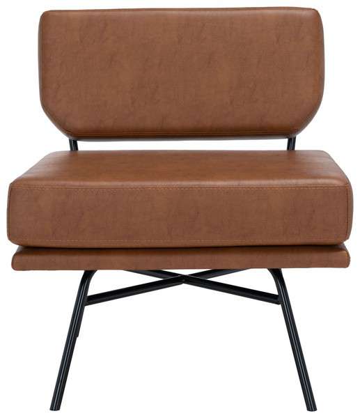 Safavieh Kermit Accent Chair - Cognac | Accent Chairs | Modishstore