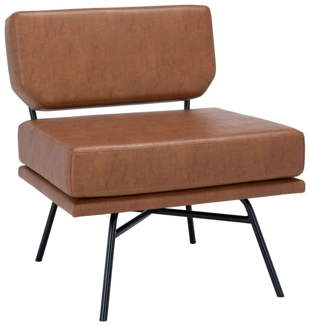 Safavieh Kermit Accent Chair - Cognac | Accent Chairs | Modishstore - 2