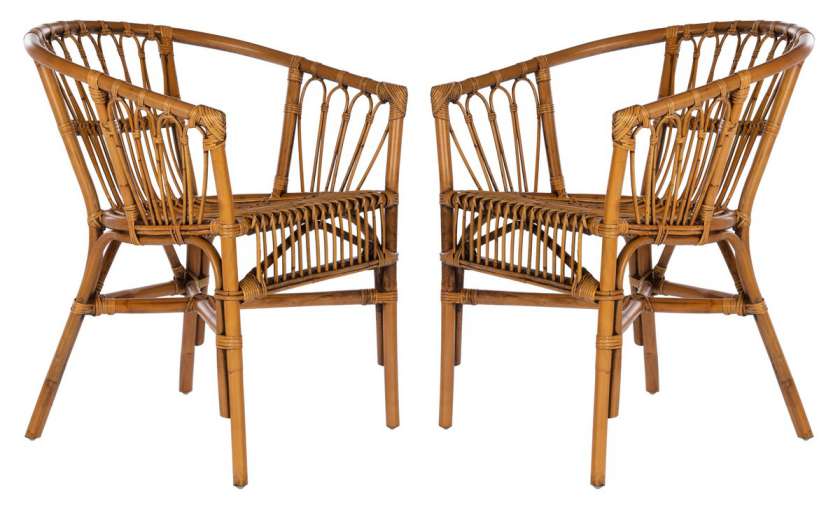 Safavieh Adriana Rattan Accent Chair | Accent Chairs | Modishstore - 11