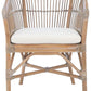 Safavieh Olivia Rattan Accent Chair W/ Cushion - Gray White Wash | Accent Chairs | Modishstore - 2