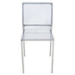 LeisureMod Modern Almeda Acrylic Dining Chair, Set of 2 | Dining Chairs | Modishstore - 2