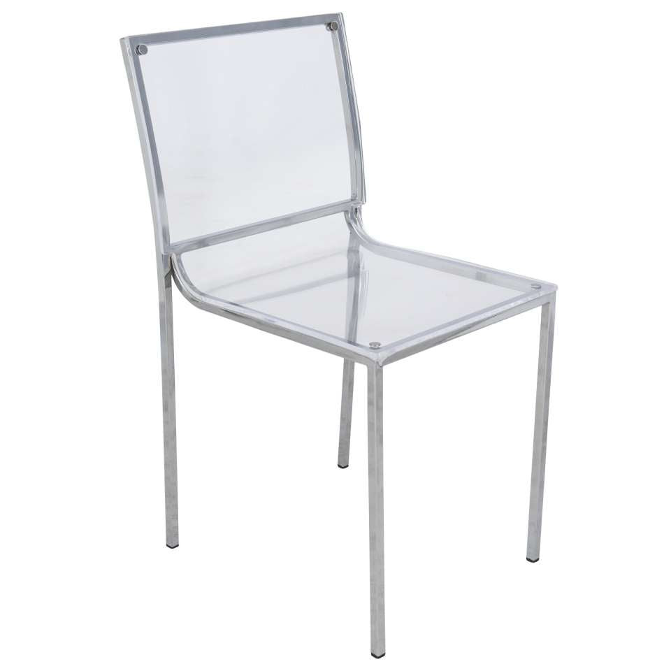 LeisureMod Modern Almeda Acrylic Dining Chair | Dining Chairs | Modishstore - 2