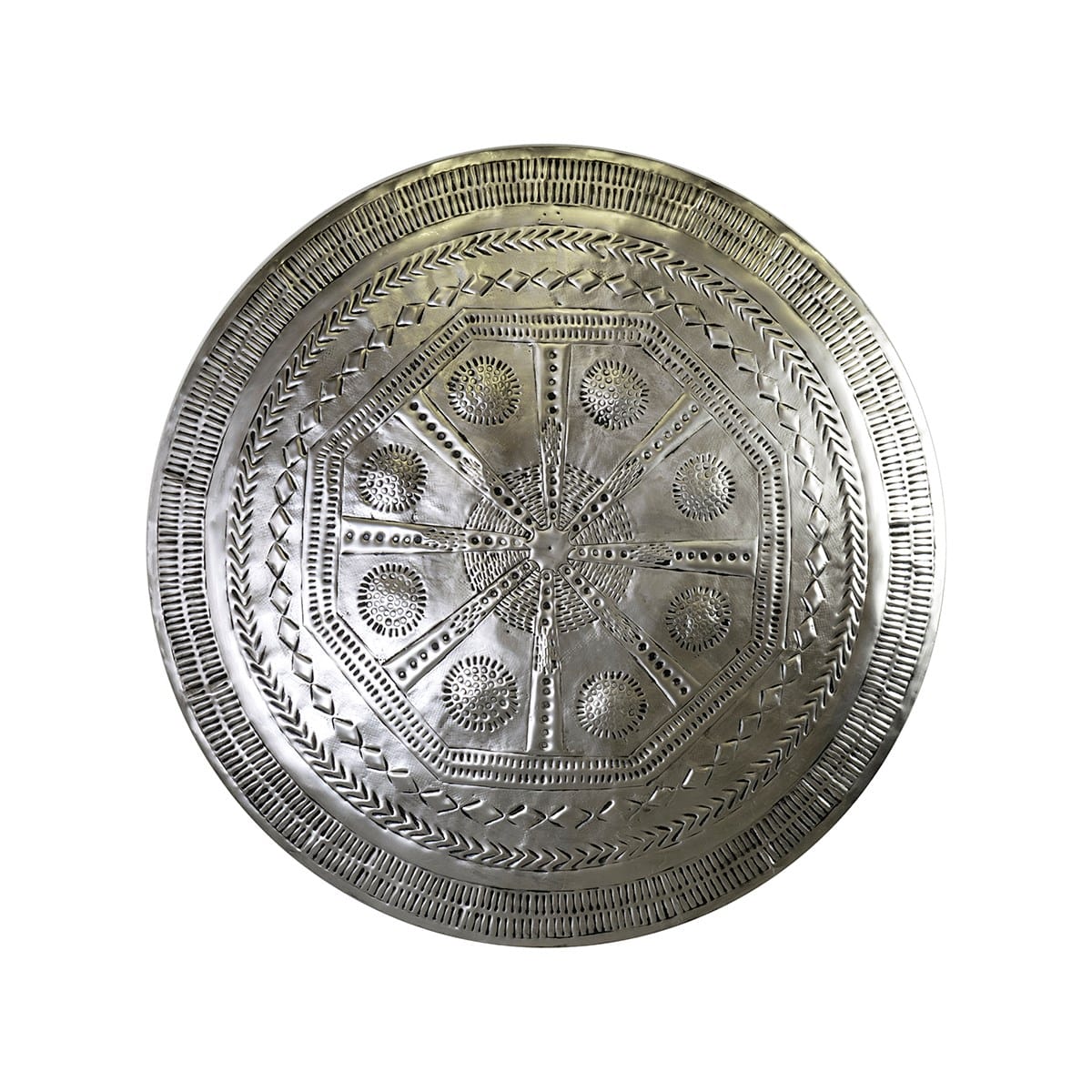 Metal Wall Decor (set/2)-20"/24"- Antique Pewter by Jeffan | Wall Decor | Modishstore - 2