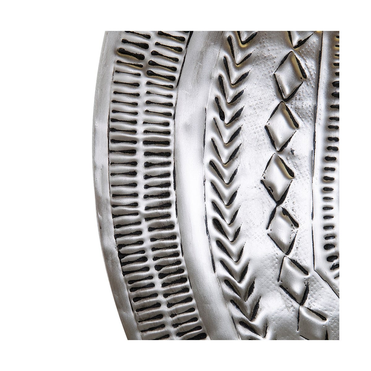 Metal Wall Decor (set/2)-20"/24"- Antique Pewter by Jeffan | Wall Decor | Modishstore - 3