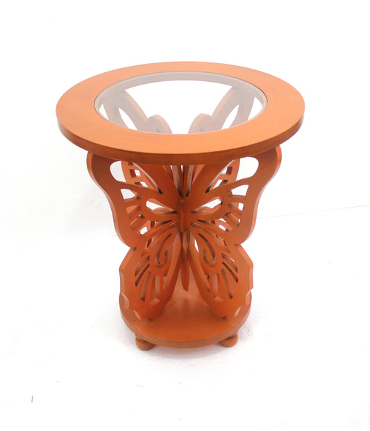 Screen Gems Wood Butterfly Table - AF-043 | Side Tables | Modishstore