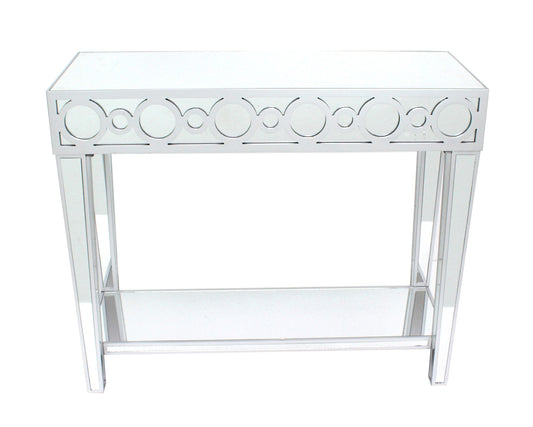 Screen Gems Circles Mirrored Console Table - AF-106 | Console Tables | Modishstore