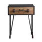 Screen Gems Loft Designed Wooden End Table/Night Stand With Drawer - AF-123 | End Tables | Modishstore-2