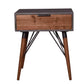 Screen Gems Pastoral Loft Wooden Bedstand/End Table - AF-124 | End Tables | Modishstore-2
