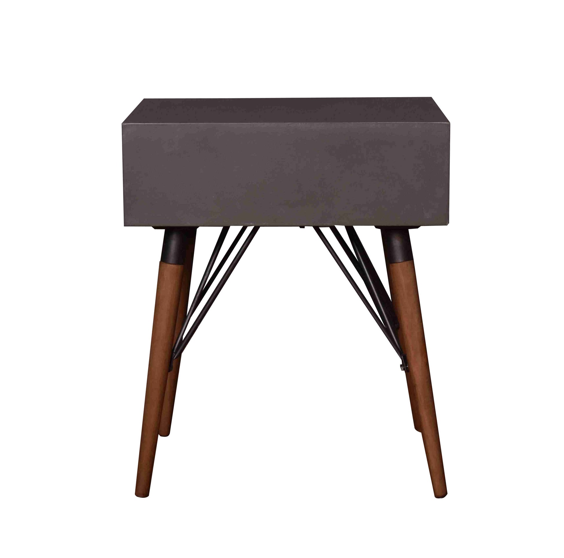 Screen Gems Pastoral Loft Wooden Bedstand/End Table - AF-124 | End Tables | Modishstore-3