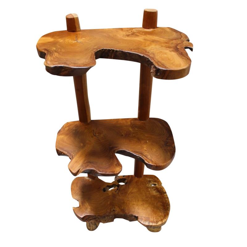 Teakwood Display Unit- Small by Artisan Living | ModishStore | Shelves & Shelving Units