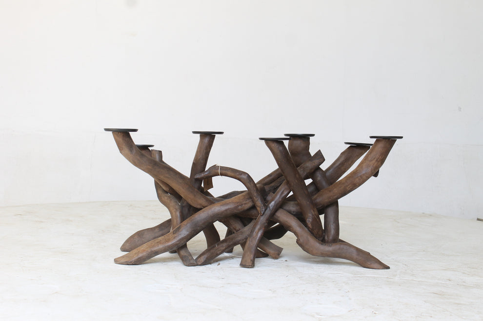 Driftwood Natural Dark Candelabra, Horizontal & Vertical | Candle Holders | Modishstore-4