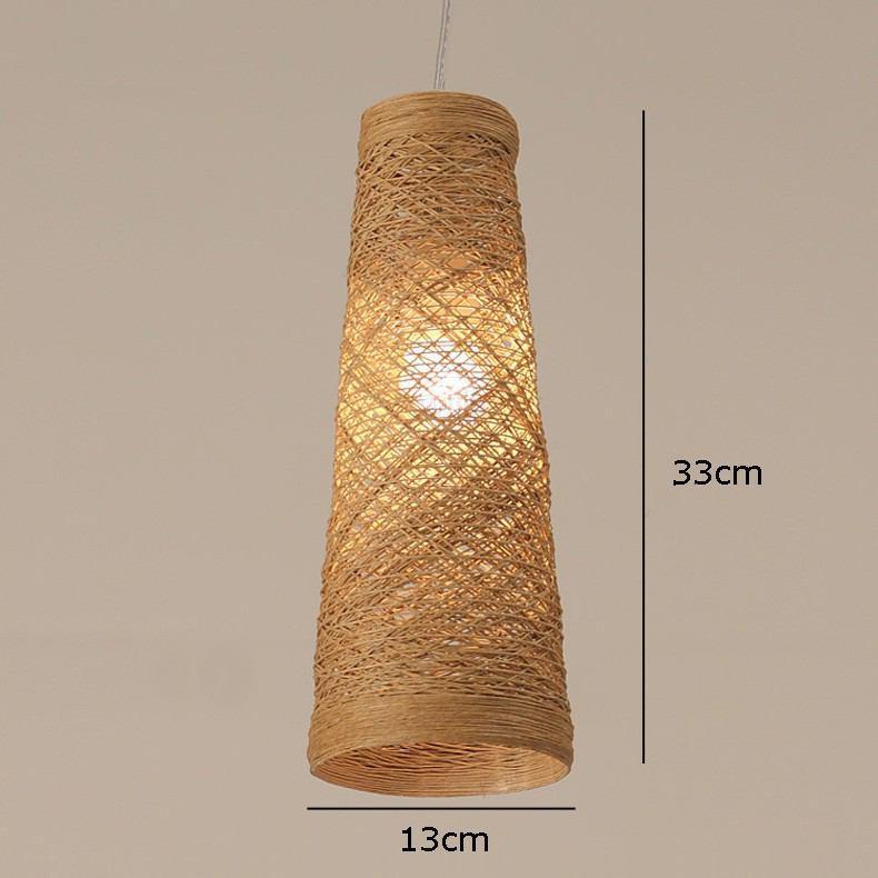 Natural Wicker Hanging Pendant Lamp-2