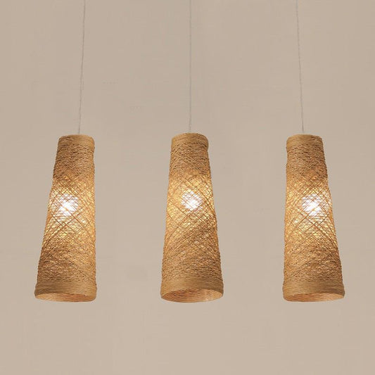 Natural Wicker Hanging Pendant Lamp | ModishStore | Pendant Lamps