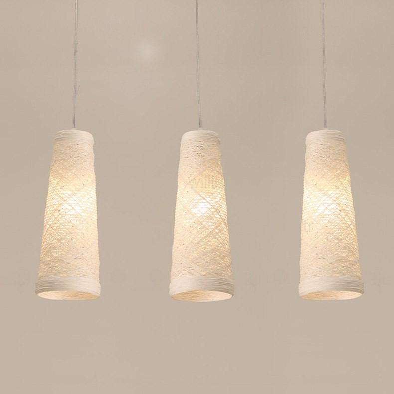 Natural Wicker Hanging Pendant Lamp-9