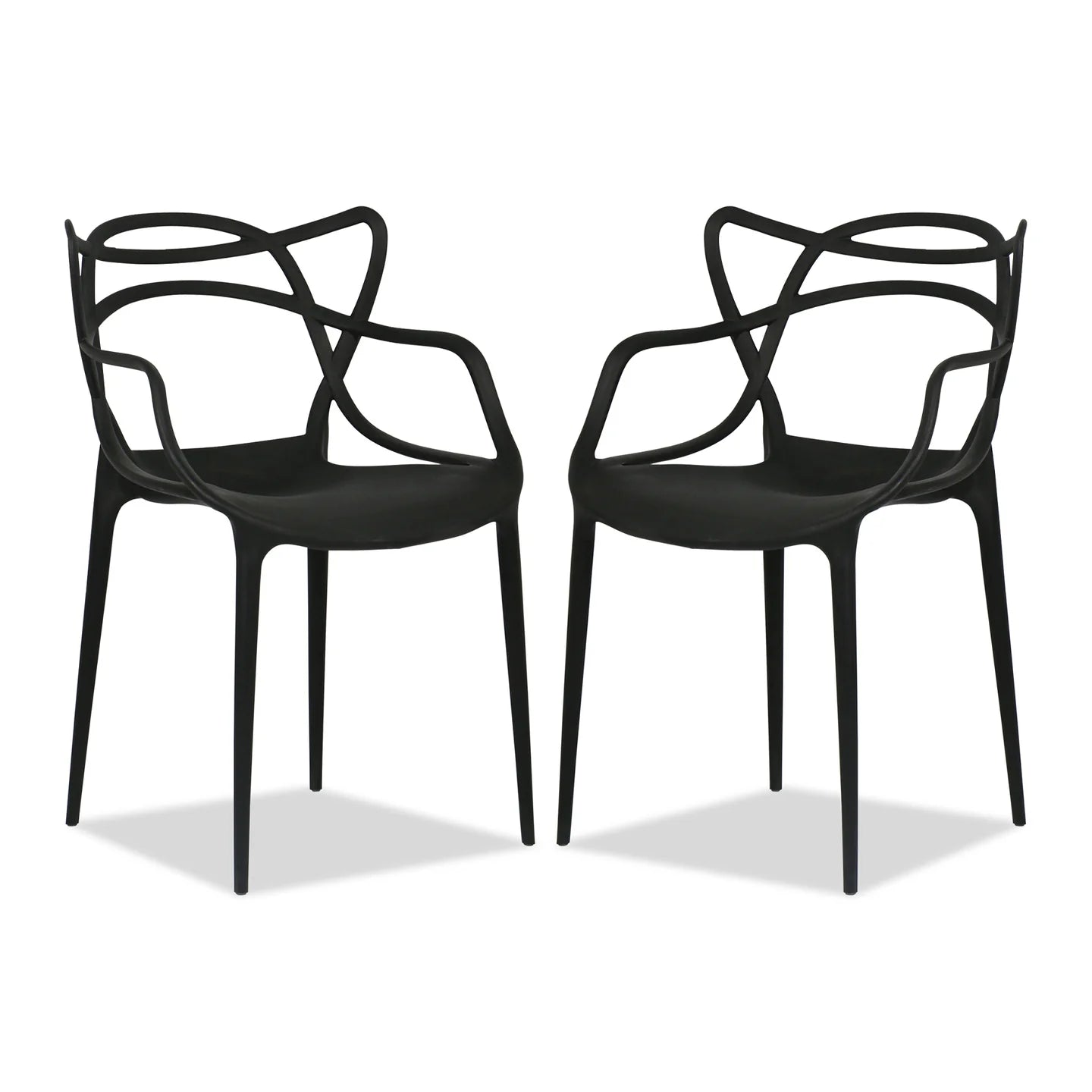 Monte Dining Chair - Black By World Modern Design | Dining Chairs | Modishstore - 7