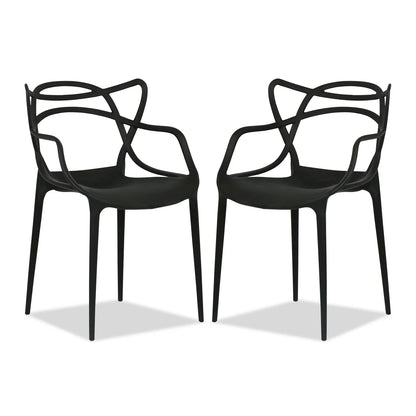 Monte Dining Chair - Black By World Modern Design | Dining Chairs | Modishstore - 7