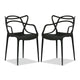Monte Dining Chair - Black By World Modern Design | Dining Chairs | Modishstore - 7