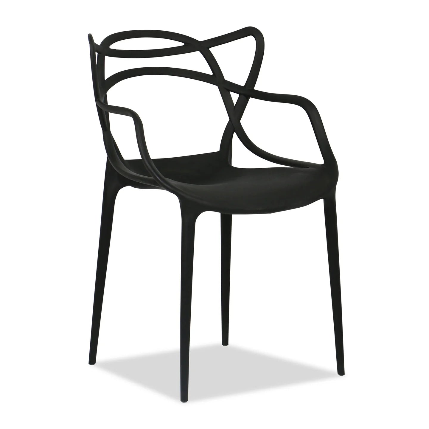 Monte Dining Chair - Black By World Modern Design | Dining Chairs | Modishstore - 2