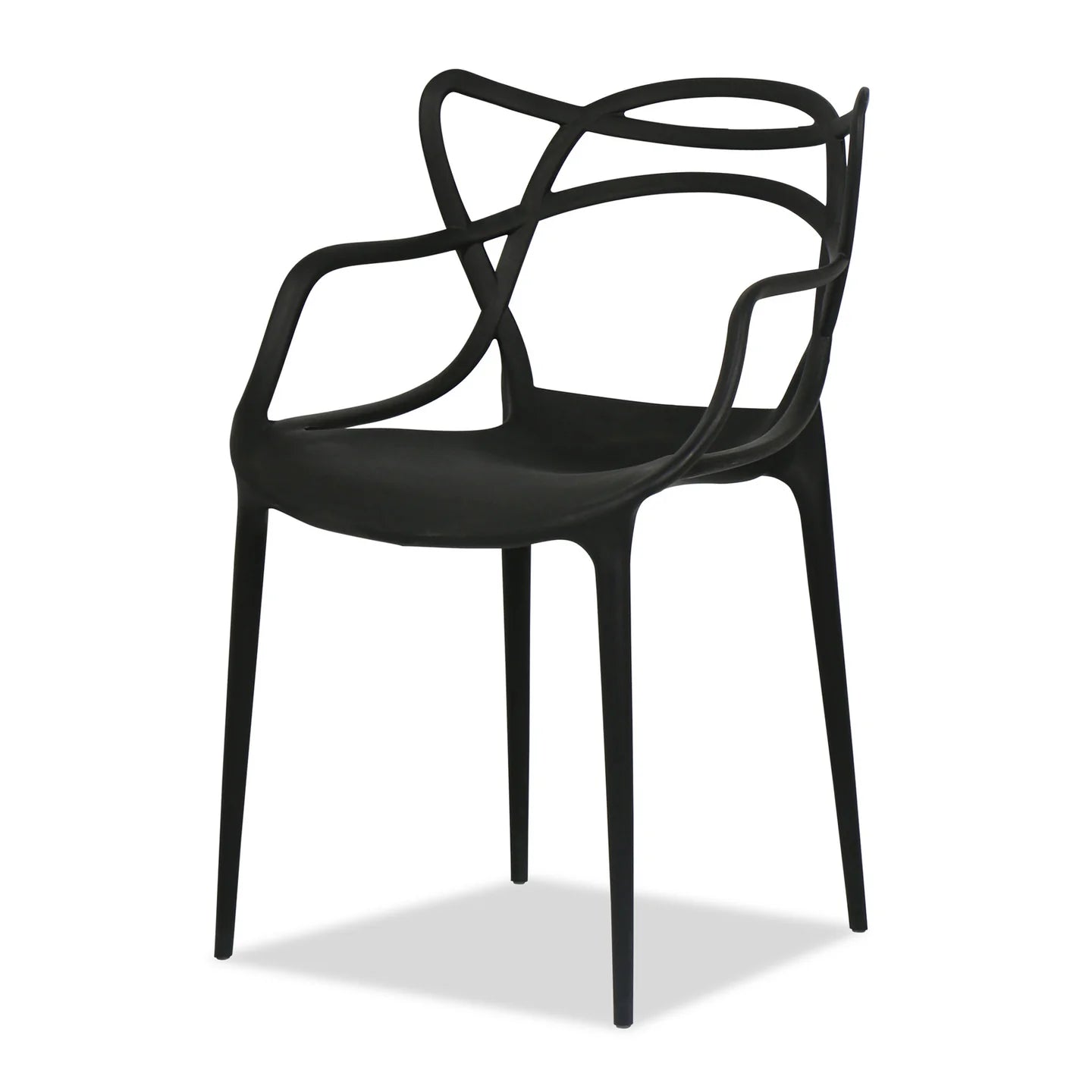 Monte Dining Chair - Black By World Modern Design | Dining Chairs | Modishstore - 5