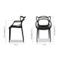 Monte Dining Chair - Black By World Modern Design | Dining Chairs | Modishstore - 6
