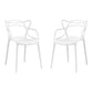 Monte Dining Chair - White By World Modern Design | Dining Chairs | Modishstore - 6