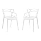 Monte Dining Chair - White By World Modern Design | Dining Chairs | Modishstore - 6