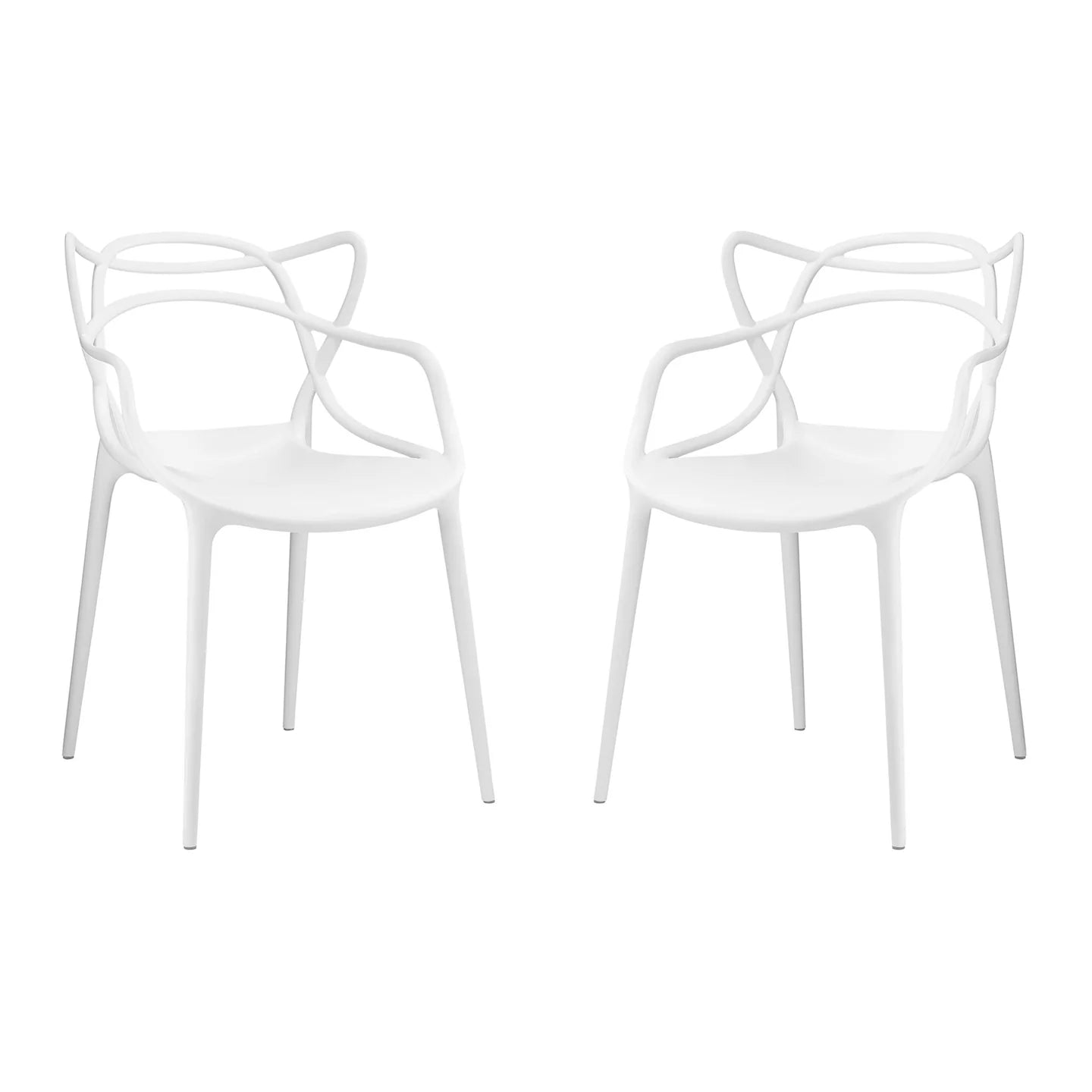 Monte Dining Chair - White By World Modern Design | Dining Chairs | Modishstore - 6