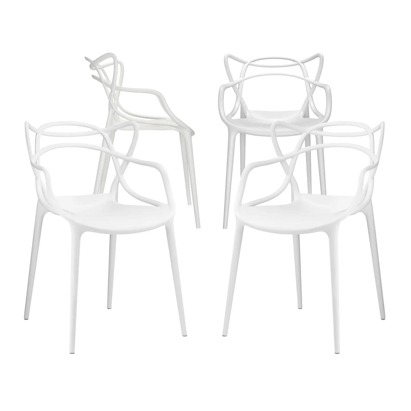 Monte Dining Chair - White By World Modern Design | Dining Chairs | Modishstore - 7
