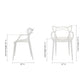 Monte Dining Chair - White By World Modern Design | Dining Chairs | Modishstore - 4