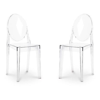 Crystal Dining Chair, Clear By World Modern Design | Dining Chairs | Modishstore - 7