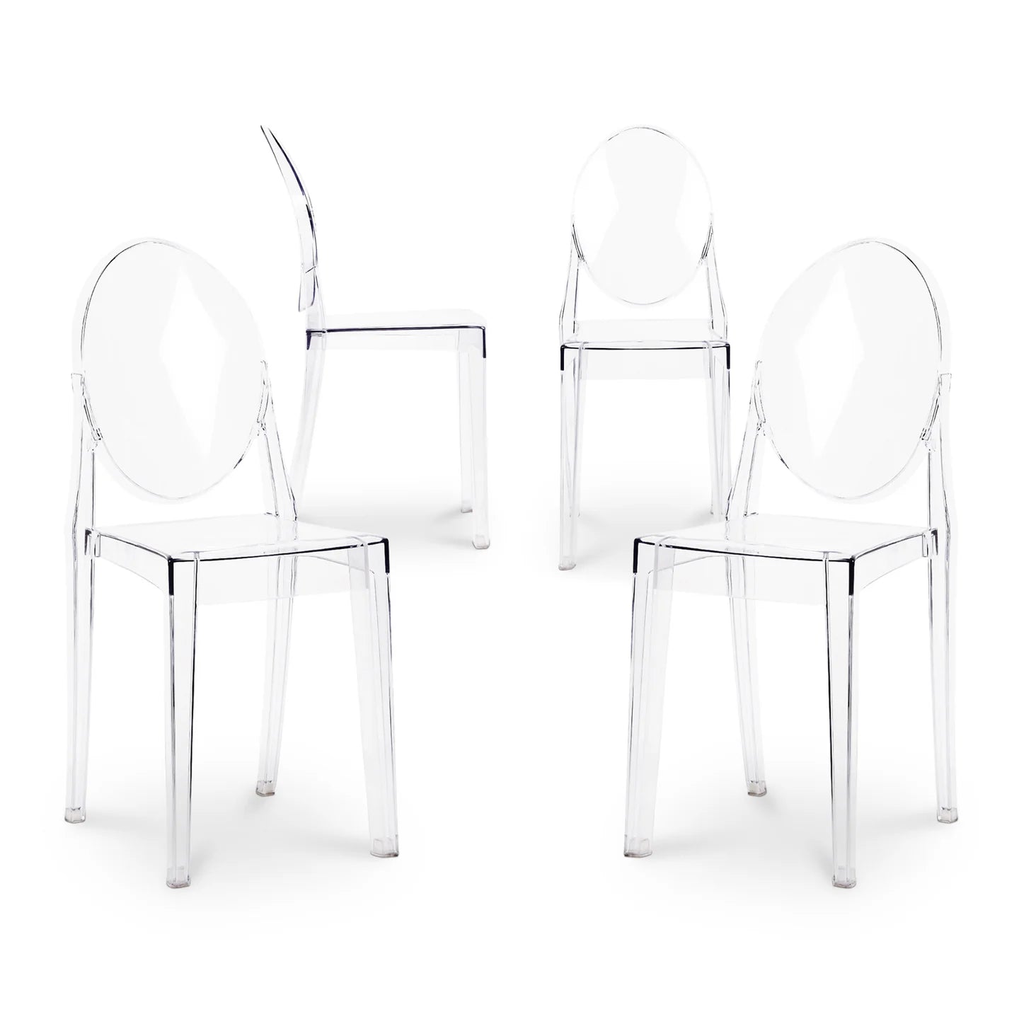 Crystal Dining Chair, Clear By World Modern Design | Dining Chairs | Modishstore - 8