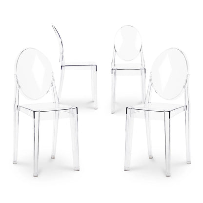 Crystal Dining Chair, Clear By World Modern Design | Dining Chairs | Modishstore - 8