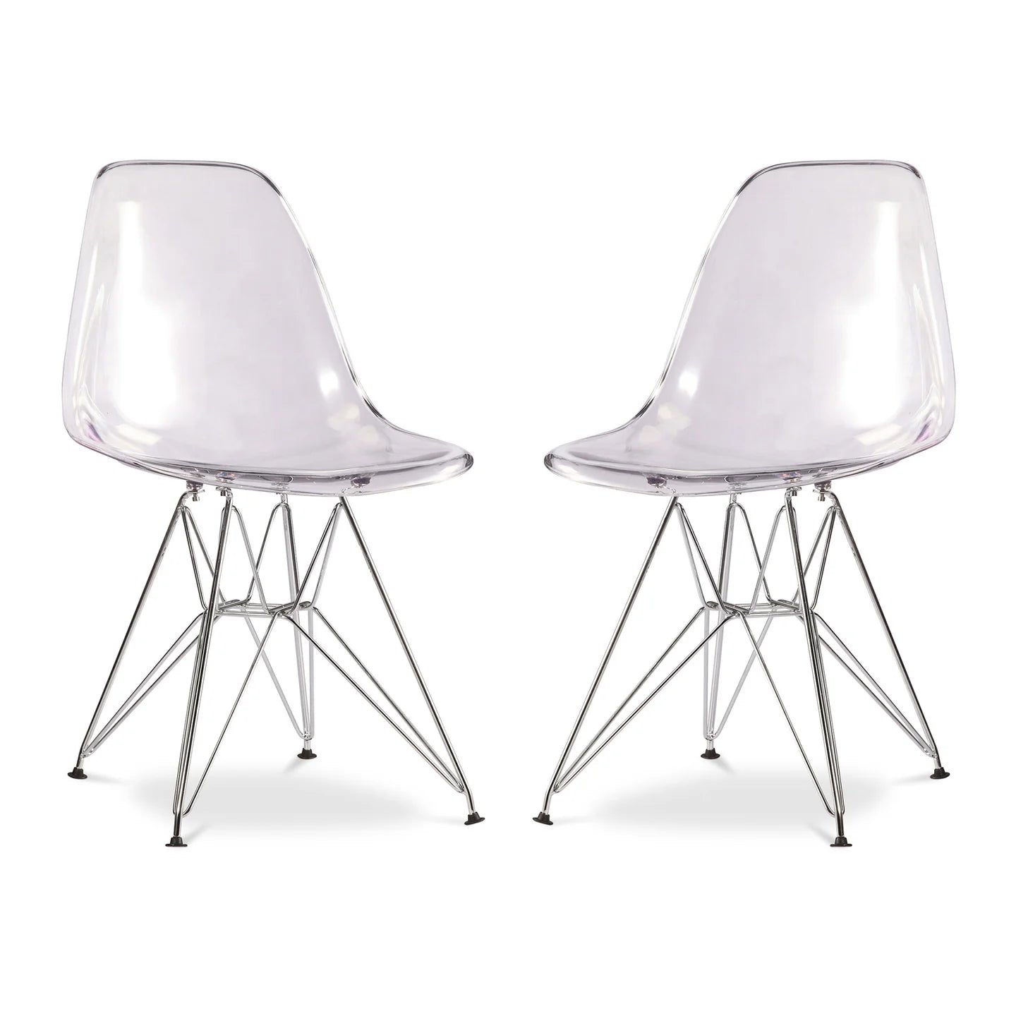 Tower Dining Chair, Clear By World Modern Design | Dining Chairs | Modishstore - 4